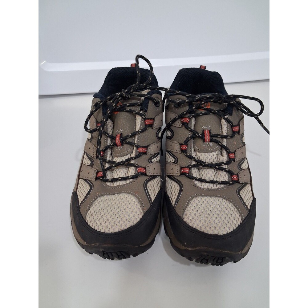 Merrell Kids Moab 2 Low Lace Hiking Sneaker  Durable Leather Textile Mesh Rubber